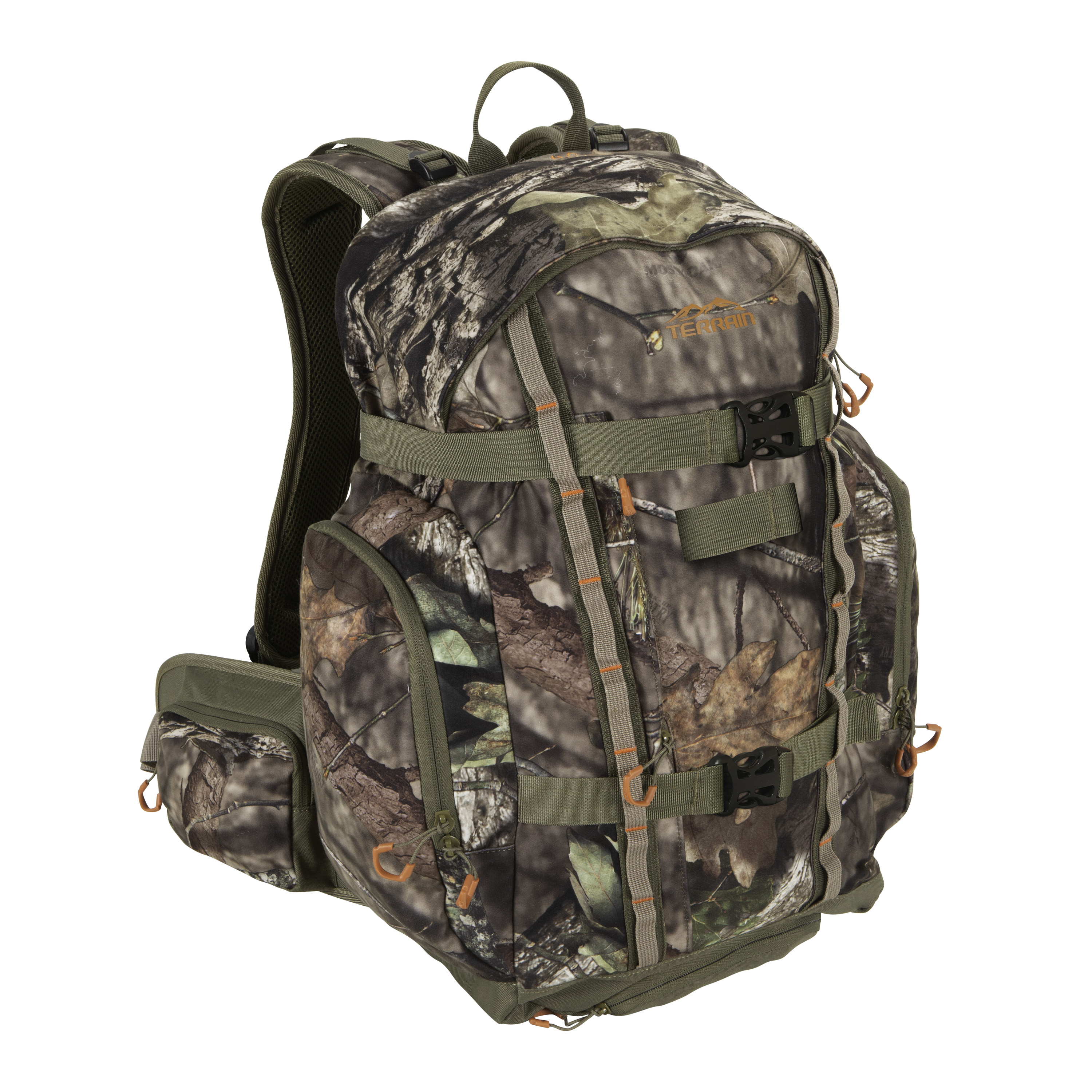 Terrain Knoll Day Pack by Allen in Olive and Mossy Oak Break-Up Country, L, Adjustable & Breathable - image 4 of 12