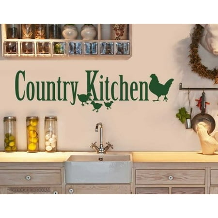 Country Kitchen Wall Decal - wall decal, sticker, mural ...