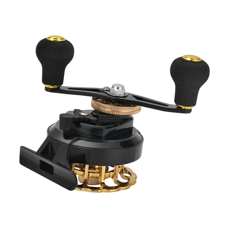 Aluminum Alloy Fishing Reels Nonslip Left/Right Hand Handle Front Raft Wheel Ice Fishing Reel Fish Line Wheel