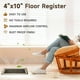 thumbnail image 2 of 3Pc Floor Vents, 4x10In Floor Register Floor Vent Covers, B, 2 of 5