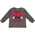 thumbnail image 3 of Inktastic That's My Awesome Brother Out There with Baseballs Boys or Girls Long Sleeve Toddler T-Shirt, 3 of 5