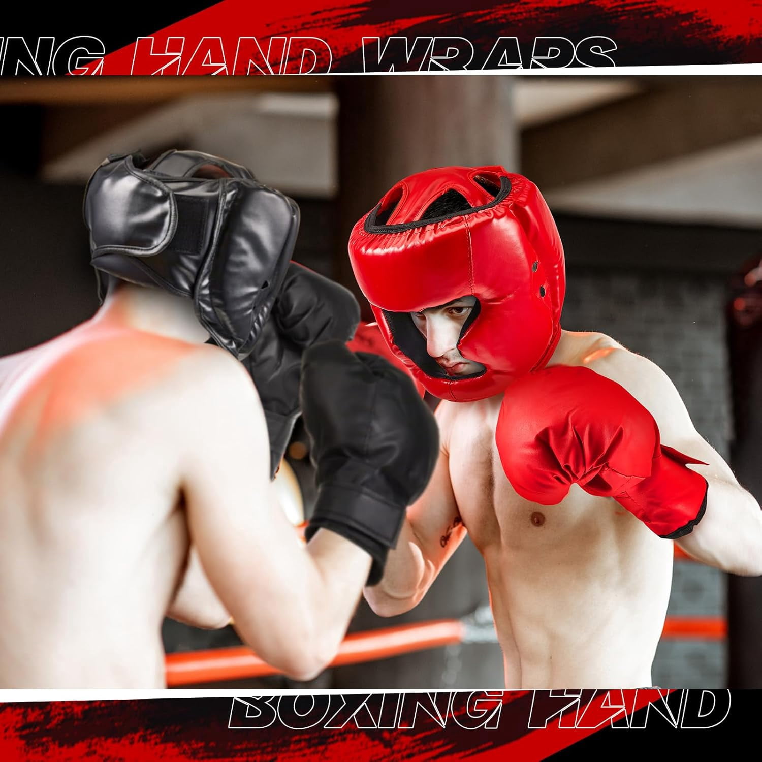 14-piece boxing set includes 2 pairs of 16-ounce (approximately 453.6 grams) boxing gloves, a helmet, and a face mask for adult and youth beginners training equipment