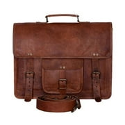 KPL Vintage 15 Inch Laptop Messenger Bag briefcase Satchel laptop bag for Men and Women