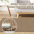 thumbnail image 2 of Braided Area Rug x Ft Washable Rugs for Entryway Throw Rugs Rubber Backed Boho Door Mat Indoor Entrance Cotton Kitchen Rugs Woven Front Door Rug for Foyer Living Room Tan/, 2 of 8