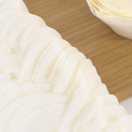 Cupcake Wrappers Lotus Shape Paper Cups Muffin Liners (White) cake Baking Liners Holders Oil-proof for Vintage Tea Parties Showers Birthday Wedding Party
