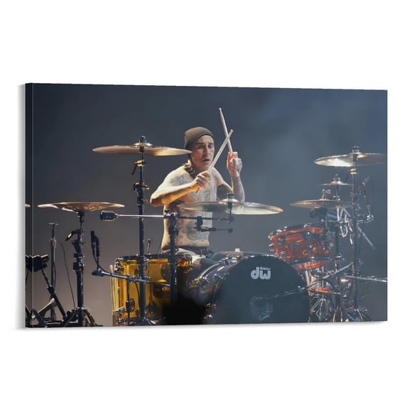 Travis Barker Poster (23) Picture Print Canvas Poster Wall Paint Art Posters Decor Modern Home Artworks Gift 24x36inch(60x90cm)