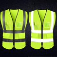 thumbnail image 2 of Men Hi Viz Vis Vest High Visibility Waistcoat Pocket Workwear Safety Jacket, 2 of 4