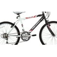 thumbnail image 3 of Wonder Wheels 24 In. Mtb 18 Speed Bicycle, Bike, Steel Frame Alloy Rims 36 H - Black, 3 of 4