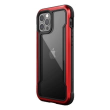 Raptic Shield Funda Uso Rudo Aluminio Para iPhone 12/12 Pro Red Raptic Raptic Shield