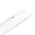 thumbnail image 5 of vidaXL Étagères Murales 2 Pcs Blanc Brillant 40x9x3 cm, 5 of 5