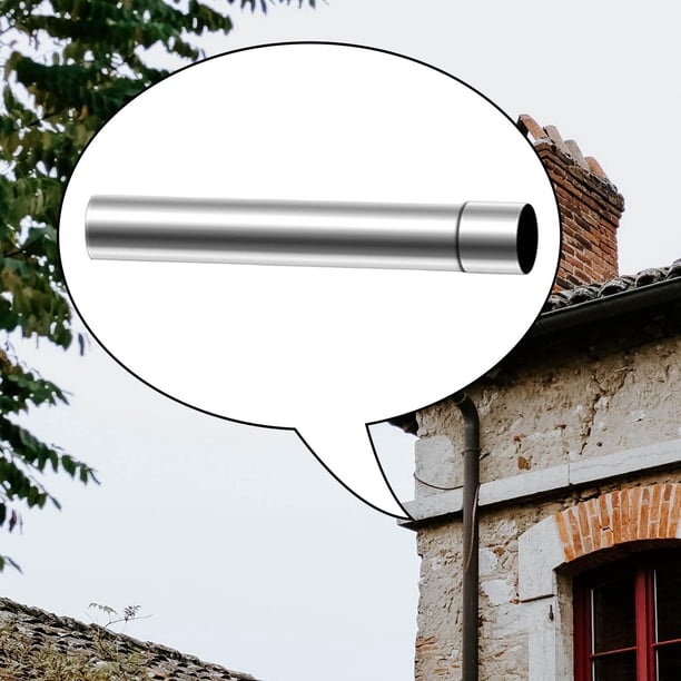 Tubo de estufa perfecl tubo de chimenea de Acero inoxidable 6cmx40cm
