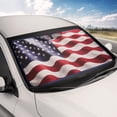 thumbnail image 3 of Parasol para parabrisas de coche Motor Trend, bandera americana de EE. UU., 3 of 7