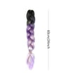 thumbnail image 3 of Bilqis Braiding Hair Extension with Tinsel, Colored Hair Extensions Synthetic Braiding for Girls Women, Box Braids Twist, 3 of 3
