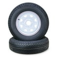 thumbnail image 2 of WINDA Trailer Tire Wheel Assembly ST205/75R15 8-Ply D 107L 5 Lug on 4.5" PCD White Spoke Rim ,SET 2, 2 of 7