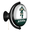 thumbnail image 2 of Michigan State Spartans 23'' x 21'' Mascot Illuminated Rotating Wall Sign, 2 of 4