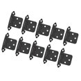 thumbnail image 3 of simhoa 10 Pieces Cabinet Door Hinges Cold Rolled Steel Furniture Hardware Accessory Black, 3 of 8