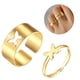 thumbnail image 1 of Anillos De Mariposa A Juego Para Parejas, Joyería Ajustable, Anillo De Puño Abierto Speravity AP007683-01, 1 of 6