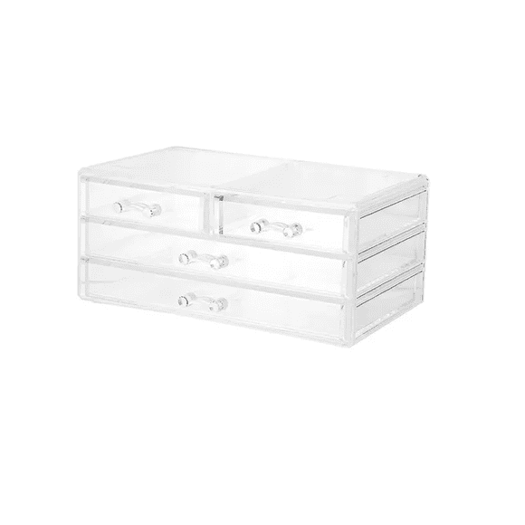 Organizador Con Cajones Plástico 23.8x15.3x10.8 Cm Xtellar transparente