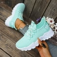 thumbnail image 4 of Willtoo Women's Breathable Walking Running Shoes Casual Lace Up Tennis Sneakers Non Slip Work Sport Athletic Orthopedic Shoes, 4 of 5