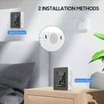 thumbnail image 4 of 2X 5 in 1 Air Quality Monitor TVOC HCHO Temperature Humidity CO2 Meter, USB Rechargeable CO2 Detector White,2 x Air Quality Analyzer 2 x USB Cable 2 x English manual,White, 4 of 8