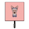 thumbnail image 1 of "Caroline's Treasures BB1232SH4 Checkerboard Pink Yorkie Puppy Correa o llavero, pequeño, multicolor" Caroline's Treasures BB1232SH4, 1 of 1