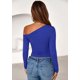 thumbnail image 4 of Remera PRETTYGARDEN Mujer Manga Larga con Hombros Descubiertos y Fruncido XL, 4 of 8