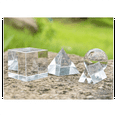 thumbnail image 2 of 4 Pack K9 Optical Crystal Photography Prism Set, Include Ball,Cube,Triangular Prism,Pyramid,Teaching Accessory, 2 of 4