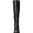 thumbnail image 2 of Dolce Vita Corry H2O Onyx Leather Block Heel Almond Toe Knee High Fashion Boots (Onyx Leather, 7.5), 2 of 6