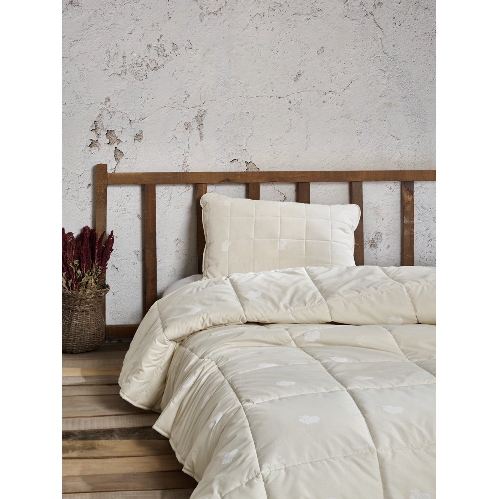 SUSSEXHOME White Summer Blankets Full Size 100 WoolFilled Down
