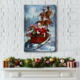 thumbnail image 5 of Santa's Sleigh- Gallery Wrapped Canvas, 5 of 9