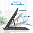thumbnail image 3 of Soporte para Laptop y Tableta Bluelander, Portátil, 6 Ángulos Ajustables, Base de Enfriamiento, 3 of 6