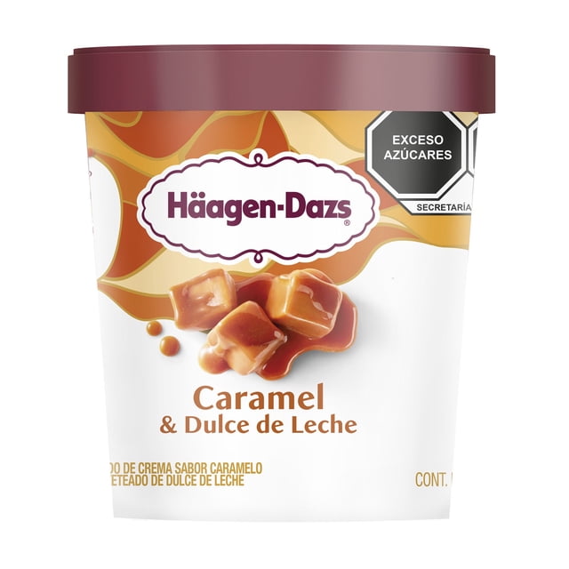 Helado de Crema Häagen Dazs sabor Caramelo con Veteado de Dulce de Leche 828 mL