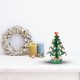 thumbnail image 2 of Caja de música clásica de madera con mecanismo de relojería, diseño de árbol de Navidad con colgantes, miniatura hecha a mano, ideal como regalo de cumpleaños o San Valentín (Verde), 2 of 7