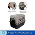 thumbnail image 6 of Petmate Vari Medium Plastic Portable Dog Kennel Airline Friendly Pet Carrier, 36" for Pets 50-70 lb, Taupe/Black, 6 of 12
