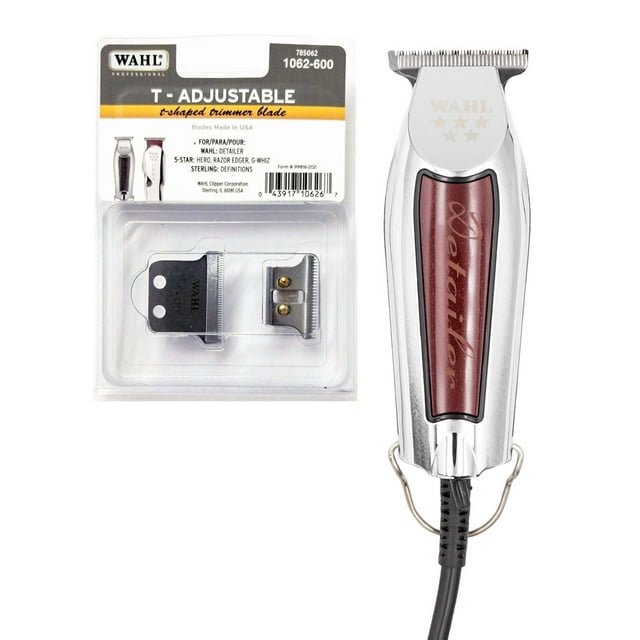 Combo Trimmer Profesional Wahl + Navaja Repuesto 1062-600