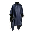 thumbnail image 4 of hengtong Raincoat with Drawstring Hood EVA Rain Jacket for Camping Outdoor Activities Navy blue, 4 of 9