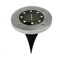 thumbnail image 2 of Luz subterránea, lámpara solar LED impermeable para exteriores, luz subterránea para jardines, ingeniería de precisión, 2 of 12