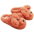 thumbnail image 4 of Women's warm knitting home slippers comfortable wool lined chenille slippers with memory foam and indoor and outdoor soles, 4 of 13