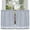 Gray, variant on Traditional Elegance Buffalo Check Window Curtain Tier Pair - 58x24 - Sage