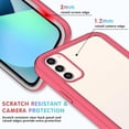 thumbnail image 4 of Compatible with Samsung Galaxy S23 Plus Case for Women Men, Shockproof Samsung Galaxy S23 Plus Protective Case Clear Phone Case Support Wireless Charging Cases (Rose Red), 4 of 14
