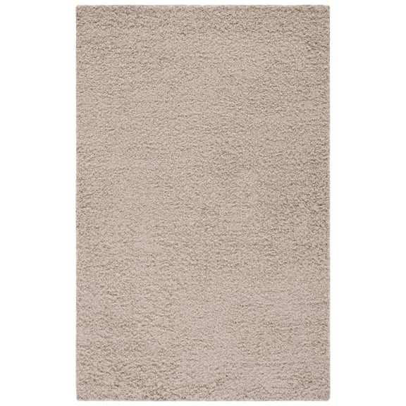 Safavieh New York Ruben Geometric Shag Area Rug, Ivory/Gray, 3' x 5'