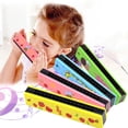 thumbnail image 4 of Colorful Wooden Harmonica for Kids, 16 Hole Musical Instrument with Cute Bee and Flower Design, Perfect Gift for Beginners, 4 of 4