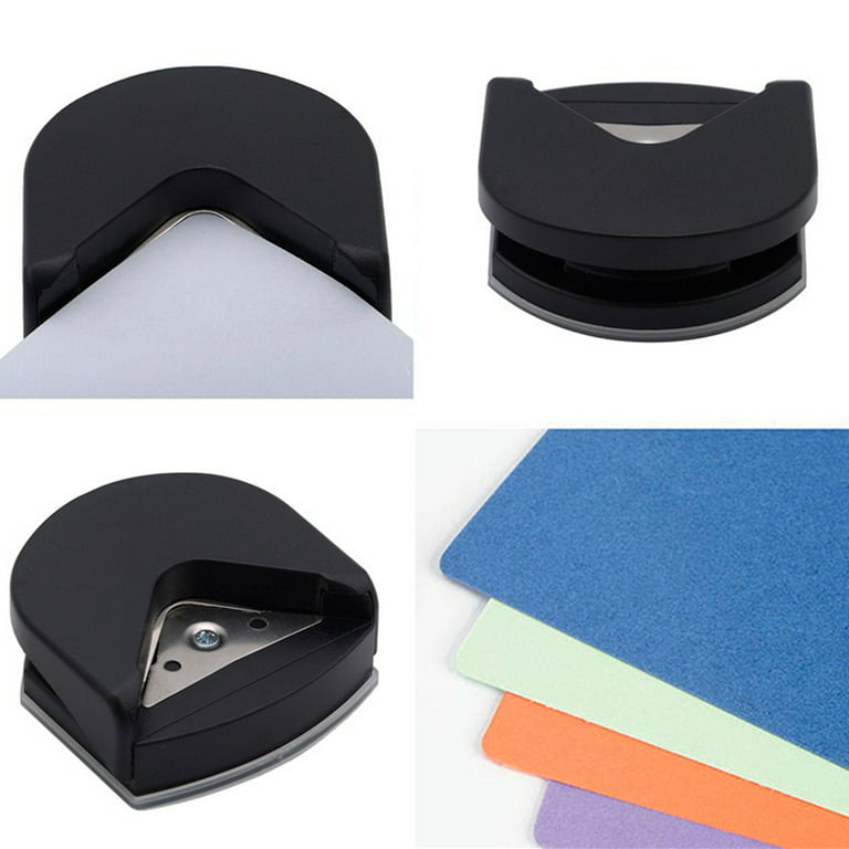 Eummy Corner Rounder Mini Portable Corner Cutter for Paper Laminate Photos Cards Durable ABS DIY Corner Rounder Punch Card Making Corner Punch with