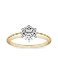thumbnail image 1 of 1.00 Carat Excellent Round Shape Natural Diamond Beautiful Wedding Ring for her Solid 18K Yellow Gold Size 7, 1 of 1
