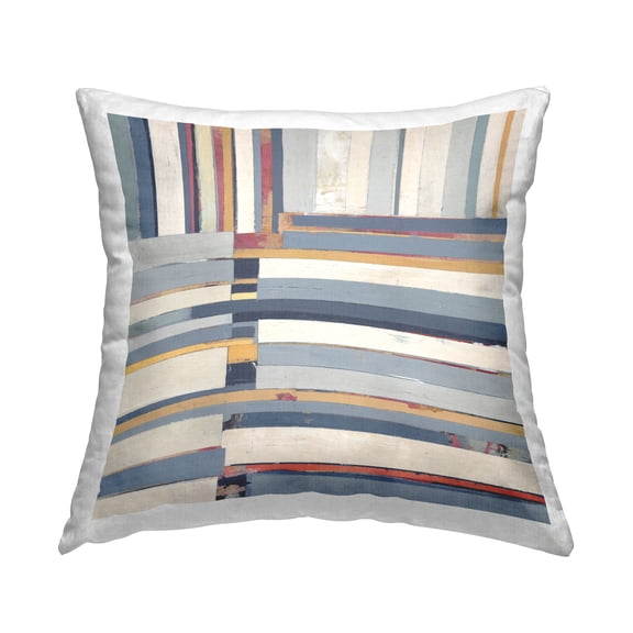 Stupell Industries Abstract Intersecting Lines Decorative Printed Throw Pillow, 18 x 18