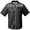 Black, variant on Conairie Western Shirts For Mens Embroidered Cowboy Button Collar Short Sleeve Shirt Regular Fit Business Casual Blouse With Floral Design Black L
