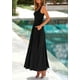 thumbnail image 4 of Vestido Prettygarden para mujer, de verano, sin mangas, estilo Aline Swing, negro, 4 of 9