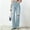 *Light Blue, variant on ClodeEU Women's High Waisted Ripped Straight Leg Jeans,Casual Distressed Denim Pants Black,Women's Plus L