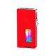 thumbnail image 1 of Encendedor de soplete de butano, llama ancha con ventana transparente, ajustable y recargable, cuerpo de aleación metálica, diseño cortaviento, encendido por vibración, 7,7 x 4,2 x 1,35 cm, para uso, 1 of 6
