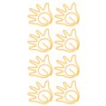 thumbnail image 3 of Mini Trombone, 100 Pcs Présent Joli Décor Design à la Main Trombone de Bureau pour Document Rouge, Rose, Jaune, 3 of 8